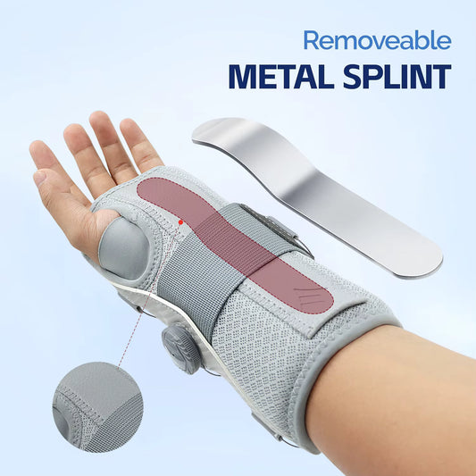 Adjustable Wrist Support Brace with Dial Tightening System
